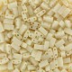 Miyuki half tila 5x2.4mm beads - Opaque ivory HTL-491